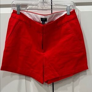 J. Crew Bright Red Women's Bermudas
